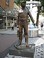 Statue on Queen Street, Cardiff - geograph.org.uk - 857330