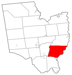 Location of Stillwater within Saratoga County