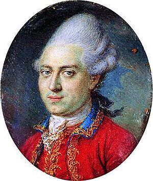 Struensee - miniature portrait
