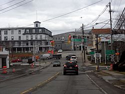 Intersection of Route 23 and Route 284