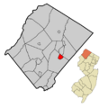 Sussex County New Jersey Incorporated and Unincorporated areas Ogdensburg Highlighted