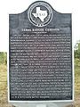 Texas Historical Marker for the Roberts Camp in Blanco Canyon