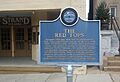 The Red Tops Blues Trail Marker