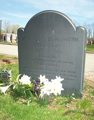 Thomas Wentworth Higginson grave