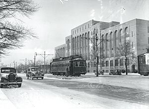Type 4 streetcar inbound at Granby Street, circa 1940s