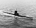 USS Torsk underway January 1965