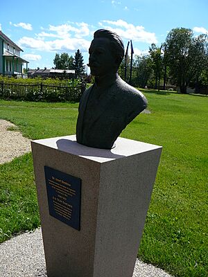 Ukrainian Village 2012080293 Bust of Josef Oleskiw