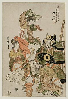 Utamaro (c. 1802–04) Katō Kiyomasa