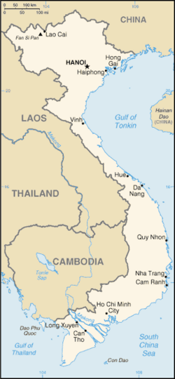 Vietnam-CIA WFB Map