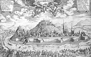 View of Brno in the year 1700
