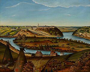 View of Fort Snelling by Edward K Thomas