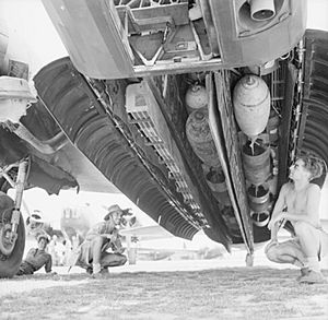 Wellington bomb bay India WWII IWM CF 135