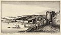 Wenceslas Hollar - Part of Tangier from above (State 3)