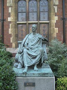 William Pitt sculpture at Pembroke College, Cambridge