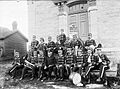 Wolfe Island Band in front of Township Hall 1894
