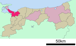 Location of Yonago