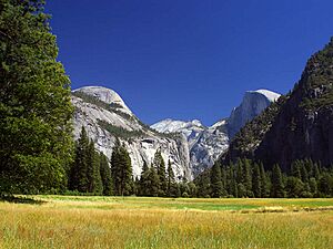 Yosemite Valley with Half Dome in the distance