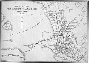 1926 Key System map