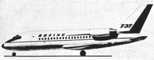 1964 Boeing 737 concept