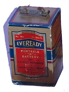 A battery (Eveready -742)
