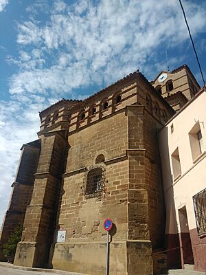 The 16th century Colegiata of Santa María.