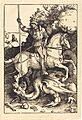 Albrecht Dürer, Saint George Killing the Dragon, 1501-1504, NGA 6715