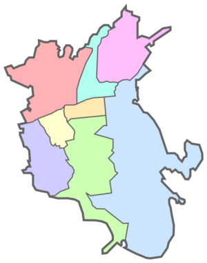 Almaty districts