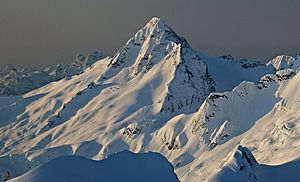 Alpha Mountain in white