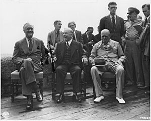 American and Allied leaders at international conferences - NARA - 292626