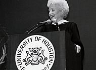 Ann Richards at the University of Houston