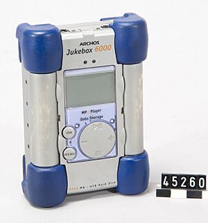 Bärbar mp3-spelare Archos typ Jukebox 6000