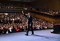 Barack Obama at the Jerusalem Convention Centre