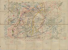 Battle of Hill 70 - local planning map