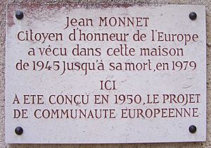 Bazoches-sur-Guyonne Plaque Monnet
