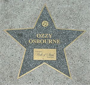 Birmingham Walk of Stars Ozzy Osbourne