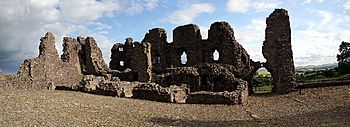 Brough Castle Panorama - geograph.org.uk - 34151