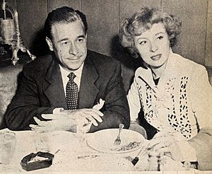 Buddy Fogelson and Greer Garson, 1948