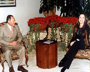 Canaan with President Lahoud