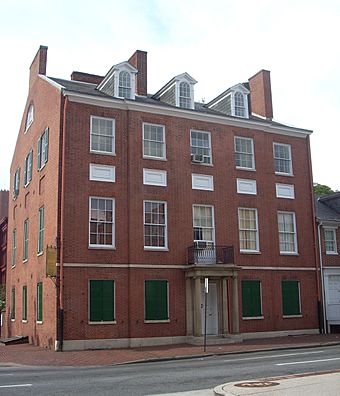 Carroll Mansion, 800 E. Lombard St., Baltimore City, Maryland.JPG