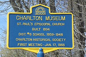 Charlton Museum marker