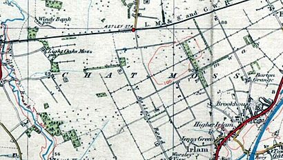 Chat moss map 1937