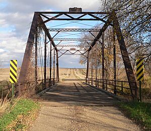 Choteau Creek 308 St bridge from W 1