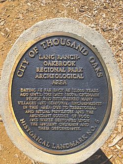 Chumash indian museum thousand oaks landmark plaque