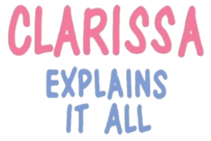 Clarissa Explains It All Logo