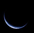 Crescent Earth from Rosetta