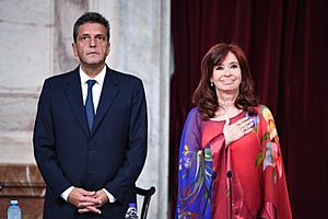 Cristina Fernández de Kirchner and Sergio Massa on March 1, 2020-3