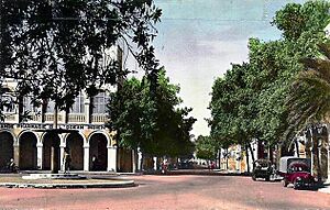 Djibouti City in the 1970s at Place 27 June