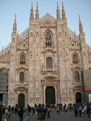 Duomo Di Milano, Front Facade, Milan, Italy