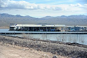 The marina at Echo Bay, Nevada