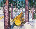 Edvard Munch - The Yellow Log - Google Art Project